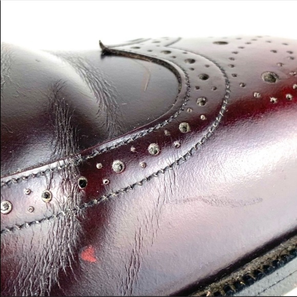 Johnston & Murphy Leather Profiles Wingtip lace up Dress Shoes - Picture 7 of 13